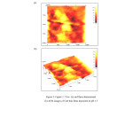 Figure 2: Two- (a) and three-dimensional (b) AFM images of CuS thin films deposited at pH 1.5