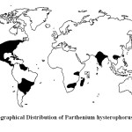 Geographical Distribution of Parthenium hysterophorus in 199414 