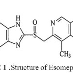 FIGURE 1 .Structure of Esomeprazole