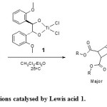 Fig. 1: Diels-Alder reactions catalysed by Lewis acid 1.