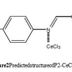 Figure 2 Predicted structure of P2-CeCl3