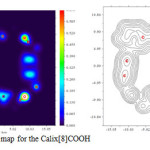Fig5. Color and contour map for the Calix[8]COOH