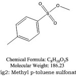 Fig2: Methyl p-toluene sulfonate