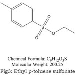 Fig3: Ethyl p-toluene sulfonate