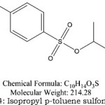 Fig4: Isopropyl p-toluene sulfonate