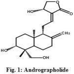 Fig. 1: Andrographolide