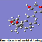 Figure 2: Three dimensional model of Andrographolide