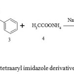 Scheme 1: Synthesis of tetraaryl imidazole derivatives using γ-Al2O3 NPs.