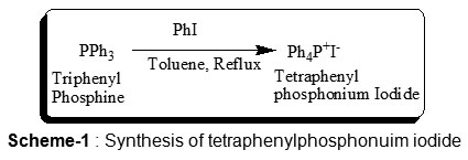 Scheme-1 : Synthesis of tetraphenylphosphonuim iodide