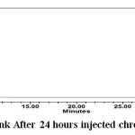Figure 13: Blank After 24 hours injected chromatogram