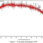 Figure 5: X-ray phase spectrogram Co-PP 