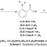 Scheme 1: Synthesis of hydrazides3a and 3b.