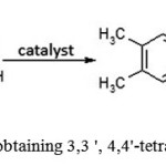 Figure 5: Scheme of obtaining 3,3 ', 4,4'-tetramethyl benzophenone