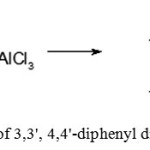 Figure 8: Preparation of 3,3', 4,4'-diphenyl dimethyl dichloromethane