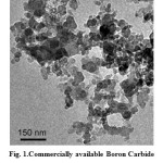 Figure 1: Commercially available Boron Carbide Nano particles/Nanopowder (B4C, 99%, 50nm) [3].