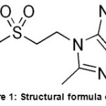 Figure 1: Structural formula of TN
