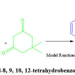 Synthesis of 12-aryl-8, 9, 10, 12 tetrahydrobenzo[a]xanthene-11-one