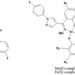 Scheme 1: Structures of Schiff bases and their Mn (II) and Fe (II) complexes.