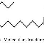 Figure 1a: Molecular structure of CTAB