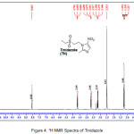 Figure 4: 1H NMR Spectra of Tinidazole