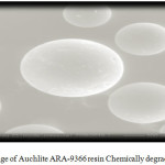 Figure 9: SEM image of Auchlite ARA-9366 Chemically degraded using 30% H2O2