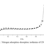 Figure 5:  Nitrogen adsorption–desorption isotherms of CFG sample