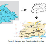 Figure 1:  location map: Sample collection sites