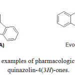 Figure 1: Few examples of pharmacologically important quinazolin-4(3H)-ones.