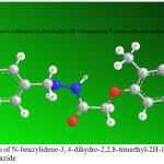 Figure 7: optimization of N-benzylidene-3, 4-dihydro-2,2,8-trimethyl-2H-1-benzopyran-7-yloxyacetie acid hydrazide