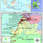Figure 1:  Location of the research, Baula sub-district, Pomalaa sub-district, and Tanggetada sub-district, Kolaka District, Southeast Sulawesi, Indonesia.