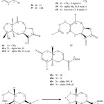 Figure 13: Chemical structure of Sesquiterpene lactone from Genus Dittrichia 56-65.