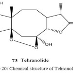 Figure 20: Chemical structure of Tehranolide 73.