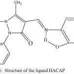 Figure 6: Structure of the ligand HACAP