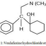 Figure 1: Venlafaxine hydrochloride structure.