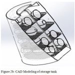 Figure 2b: CAD Modeling of storage tank