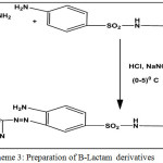 Scheme 3: preparation of B-Lactam derivatives