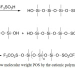 Figure 1: Synthesis of low molecular weight POS by the cationic polymerization method with ring opening