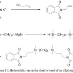 Figure 11: Hydrosilylation on the double bond of an alkylated imine