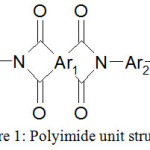 Figure 1: Polyimide unit structure