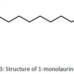 Figure 3: Structure of 1-monolaurin