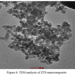 Figure 6: TEM analysis of ZTS nanocomposite