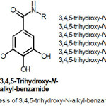 Figure 2: Synthesis of 3,4,5-trihydroxy-N-alkyl-benzamides 2-7