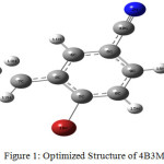 Figure 1: Optimized Structure of 4B3MBN