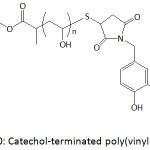 Figure 10: Catechol-terminated poly(vinyl alcohol).