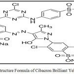 Figure 1: Structure Formula of Cibacron Brilliant Yellow 3G-P.