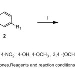 Scheme 1: Synthesis of chalcones Reagents and reaction conditions:(i) 50% NaOH, CH3 OH, room temperture