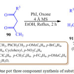 Scheme 19: One pot three component synthesis of substituted pyrrole.