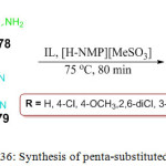 Scheme 36: Synthesis of penta-substituted pyrrole.