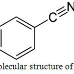 Figure 1: Molecular structure of benzonitrile.