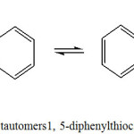 Scheme 1: Thione –Thiol tautomers1, 5-diphenylthiocarbazone (dithizone;H2dz)